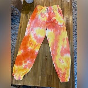 LONELY GHOST Tie dye Joggers